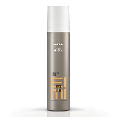 Wella Professionals EIMI Super Set laca acabamento profissional fixação extra forte Nutre e protege do calor 500 ml