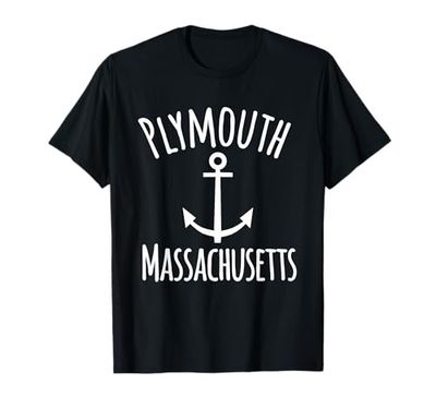 Plymouth, barca a vela, nautica, costiera, rustica, ancora Maglietta