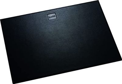 Helit H2524195 - Mousepad "The Leather pad" van echt leer, 250 x 200 x 5 mm, anti-slip, gestikte randen, 1 st.