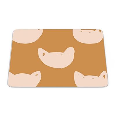 Bonamaison, Tappetino per mouse rettangolare, con stampa digitale, antiscivolo, per ufficio e casa, dimensioni: 22 x 18 cm