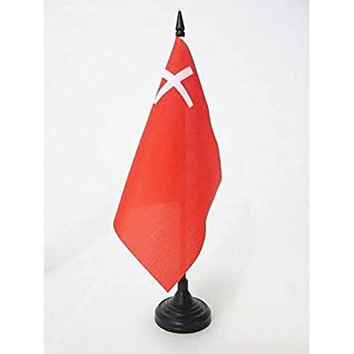 AZ FLAG Bandiera da Tavolo CANTONE di Soletta 15x15cm - Piccola BANDIERINA di Soletta - SO 15 x 15 cm