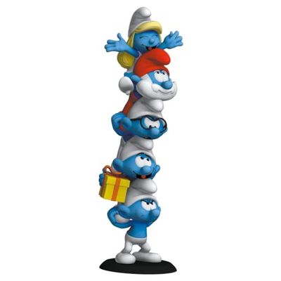 Plastoy Collectoys - Columna de Pitufos