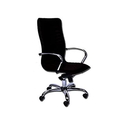 silla Elite Respaldo Alto, sintética, Negro