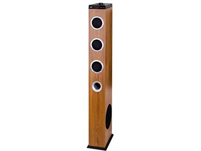 Trevi XT 10A8 BT Soundtower Haut-Parleur amplifié à Tour 2.1 Color Legno