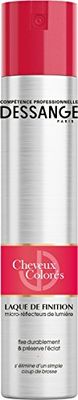 DESSANGE - Laque De Finition - Micro-Réflecteurs De Lumière - Formule Enrichie En Pro-Vitamine B5 - Fixe Durablement & Préserve L'Éclat - Cheveux Colorés Ou Méchés - 300 ml