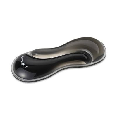Kensington Slim Duo Gel Mouse and Trackball Wrist Rest, 192 x 72 x 22mm, Ergonomic Support for Wrist Strain and Discomfort, Compatible with Low Profile Mice and Trackballs, Black/Grey (K62438WW)