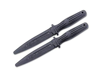 Magnum Vuxna knivar A-F Rubber träningskniv set 15,5 cm, svart, standard