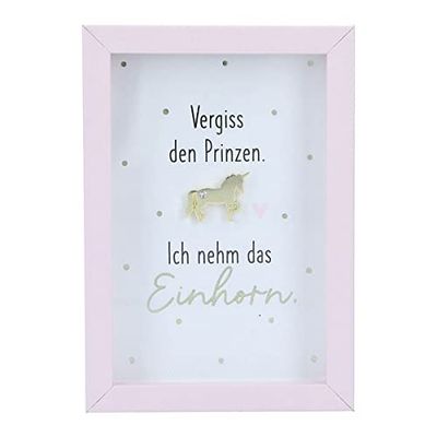 Depesche 11625-021 Fotolijst met compliment, decoratieve lijst met mooie spreuk, ca, kleine attentie, zilver, 8,4 x 5,8 x 1,9 cm