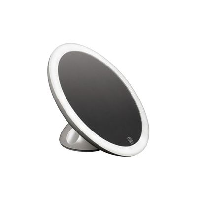 Haepi Colette Miroir Grossissant 7X Lumineux 3 Modes d'éclaraige LED avec Ventouse Rechargeable