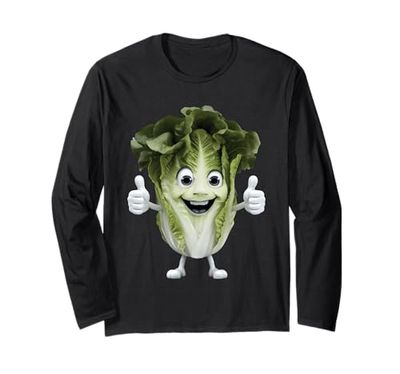 Lechuga Sonriendo Manga Larga