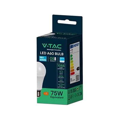 V-TAC PRO VT-211 Lampadina led E27 10.5W chip Samsung SMD A58 bianco freddo 6400K - SKU 21179