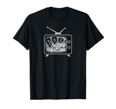 TV retrò di Halloween Boo Ghost Maglietta