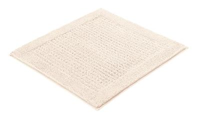 Kleine Wolke Tapis de Bain Net, 60 x 60 cm, Naturel