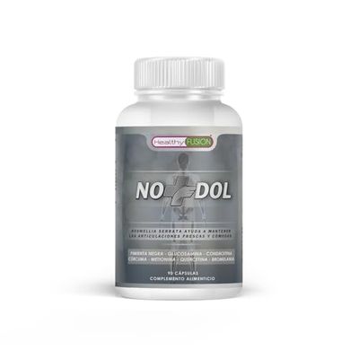 Healthy Fusion Potente tratamiento Antiinflamatorio | Analgésico y Regenerador | Cúrcuma, Glucosamina, Condroitina | Acaba con el dolor continuo o neuropático | Fórmula Eficaz | 90 caps