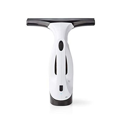 NEDIS Ventana Aspiradora | 20 W | Capacidad del depósito de Agua Sucia: 200 ml | Depósito de Agua Sucia extraíble | Negro/Blanco