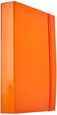 Euro-Cart IRIS projektmapp med elastiskt band, storlek b.25 x h.35 x rygg 5 cm, Orange