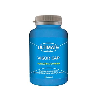 Ultimate Italia - Vigor Cap - Integratore per Capelli e Unghie - 60 Capsule