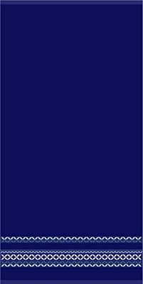 Miracle Home Set di Due Asciugamani Maurya, Realizzato in Portogallo, 70 x 140 cm, 100% Cotone, Blu