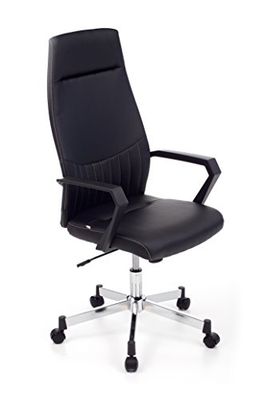 My_office Sake Fauteuil en polyuréthane, Noir, 56 x 58 x 120 cm