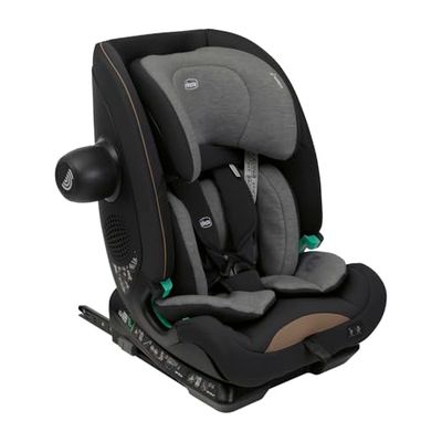Chicco Bilbarnstol Seat&Go I-Size, med Isofix-system, för barn med en höjd mellan 76 och 150 cm, användbar från 15 månaders ålder, extra stoppning, reducerare inkluderad