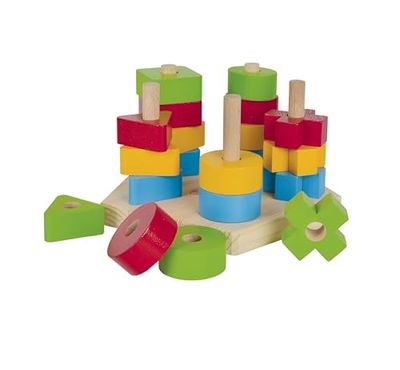 Tabla piezas encajables de madera, 21 piezas (100002087)
