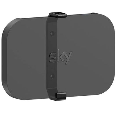 Sky Q Mini Muurbeugel met Bevestigingen - Sky Q Box Clip Houder Achter TV voor 1TB/2TB TV Box, Ruimtebesparend & Geen Signaalverlies, Zwart