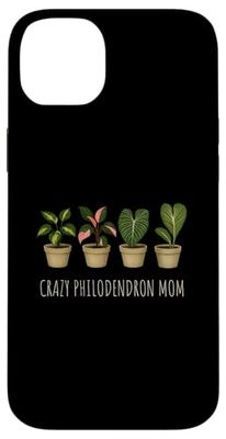Philodendron Plant - Crazy Philodendron MOM Case for iPhone 14 Plus