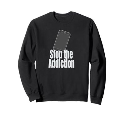 Detener la adicción al teléfono Sudadera