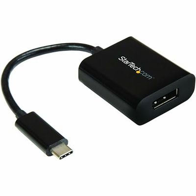 StarTech.com Adaptador USB C a DisplayPort - 4K 60Hz/8K 30Hz - Adaptador Dongle USB Tipo C a DP 1.4 HBR2 - Convertidor Compacto de Vídeo USB-C (DP Alt Mode) para Monitor - Compatible con Thunderbolt 3