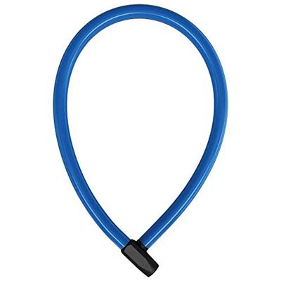 ABUS 4408K Lucchetto a Cavo - Cavo in Acciaio con Rivestimento in Plastica - Lucchetto per Bici con Livello di Sicurezza ABUS 2 - Colore Nero