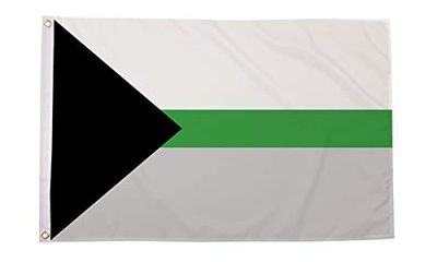 AZ FLAG - Drapeau Demiromantisme - 90x60 cm - Drapeau Lgbt - Demiromantique 100% Polyester Avec Oeillets Métalliques Intégrés - Pavillon 50 g