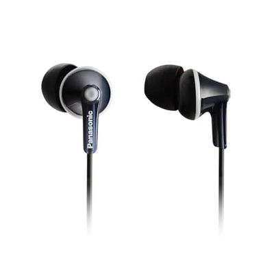 Panasonic RP-HJE125E-K Hörlurar, Svart, 1,1 m