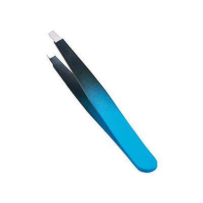 BIFULL Tucan Blue Straight Tip Tweezer, Black, Standard