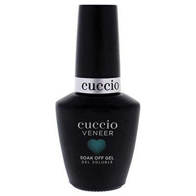 Cuccio Gel Nail Polish Veneer Aquaholic Nail Polish- Caribbean Ocean Blue Crème