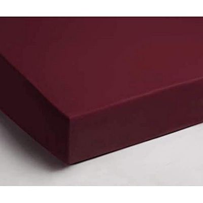 Daydream Jersey Fitted Sheet Bordeaux, Cotton, 190 x 220 cm