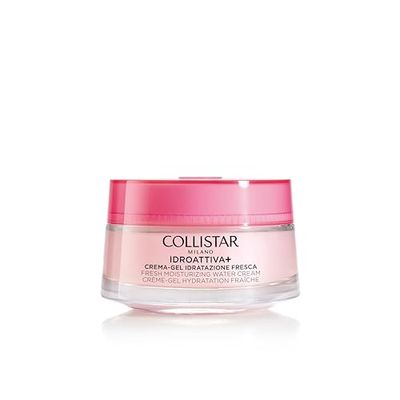 Collistar Crema Viso Idroattiva+, Crema-Gel Idratazione Fresca, Idratazione 100H,Texture Leggera in Gel, Ideale per Pelli da Normali a Miste, 50 ml