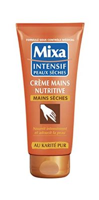 Mixa Creme de mãos nutritivo intensivo para pele seca, 100 ml, embalagem de 3