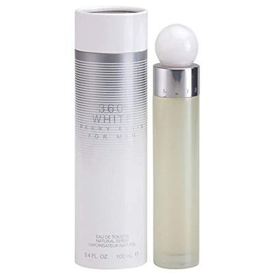 Perry Ellis 360 White, Perfume EDT para hombres, 100 ml