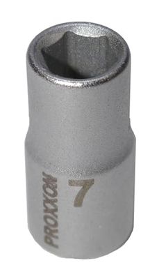 PROXXON 2223716 - Vaso corto hex 1/4" 7 mm