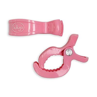 Lulujo Baby l2-lj611 Clip pour poussette, Lot de 2, rose