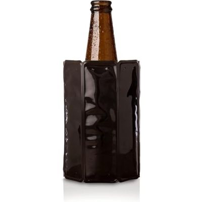 Vacu Vin Active Cooler Mini - Black - Wine & Drinks Cooling Sleeve (0.3-0.5 L) - Rapidly Chills and Maintains Cold Temperatures - Versatile for Beer, Wine and More