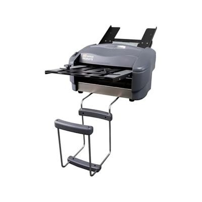 Martin Yale P7500 - Máquina plegable de papel, alimentación automática, 4000 hojas/carta de hora, media, ZFold, doble paralelo, para oficinas, salas de correo, negocios, pliegues de 8.5 x 11 pulgadas