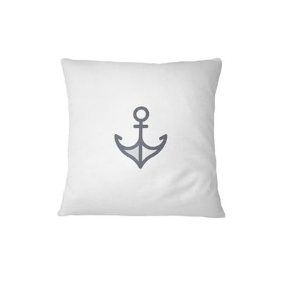 Bona Basics, Funda de cojín Decorativa, decoración del hogar, para sofá, cafetería, Tamaño: 45X45 cm, Color: Blanco