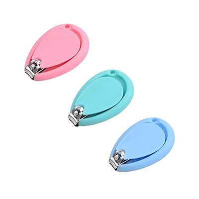 Lot de 3 coupe-ongles pour bébé - Mini coupe-ongles pour nouveau-nés et tout-petits