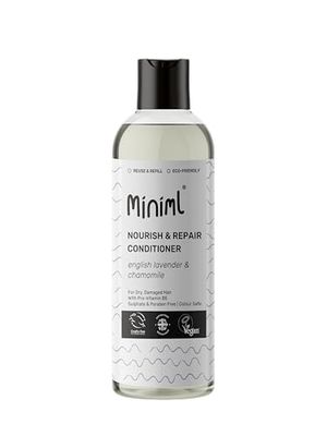 Miniml Natural English Lavender & Chamomile Conditioner - Nourish & Repair - For Dry, Damaged Hair with Pro-Vitamin B5 - Sulphate & Paraben Free, Vegan & Cruelty Free - 500ml Bottle