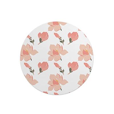 Questo Casa, Tapis de Souris Rond imprimé numérique avec Fond antidérapant pour Bureau et Maison Diamètre 22 cm
