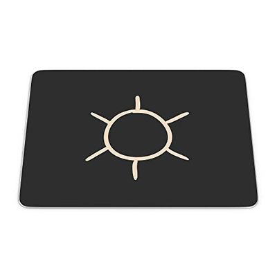 Bonamaison, Tapis de Souris Rectangle Imprimé Numériquement, Fond Antidérapant, pour Bureau et Maison, Taille: 22x18cm