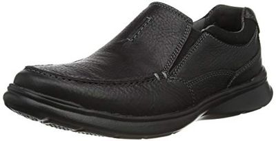 Clarks Men's Cotrell Free Loafer, Black Oily Lea, 6.5 UK