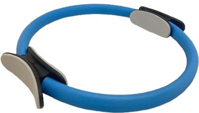 G5 HT SPORT Pilates Ring, Thigh Toner en opvouwbare mat, complete set met ring voor pilates en fitnessapparatuur voor thuis, yoga, krachttraining en flexibiliteit (grijs/blauw)