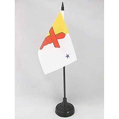 AZ FLAG Bandera de Mesa de Nunavut 15x10cm - BANDERINA de DESPACHO Territorio CANADÁ DE Nunavut 10 x 15 cm